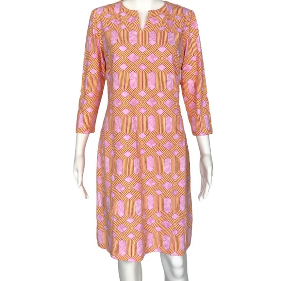 J. McLaughlin Dresses & Skirts - J Mclaughlin NWT Carly Pink and Yellow Mini Cabana Dress